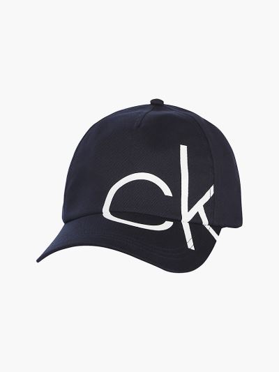 Calvin Klein Táskák & Kiegészítők HU396909 | Calvin Klein Cotton Twill Logo Férfi Sapka Sötétkék